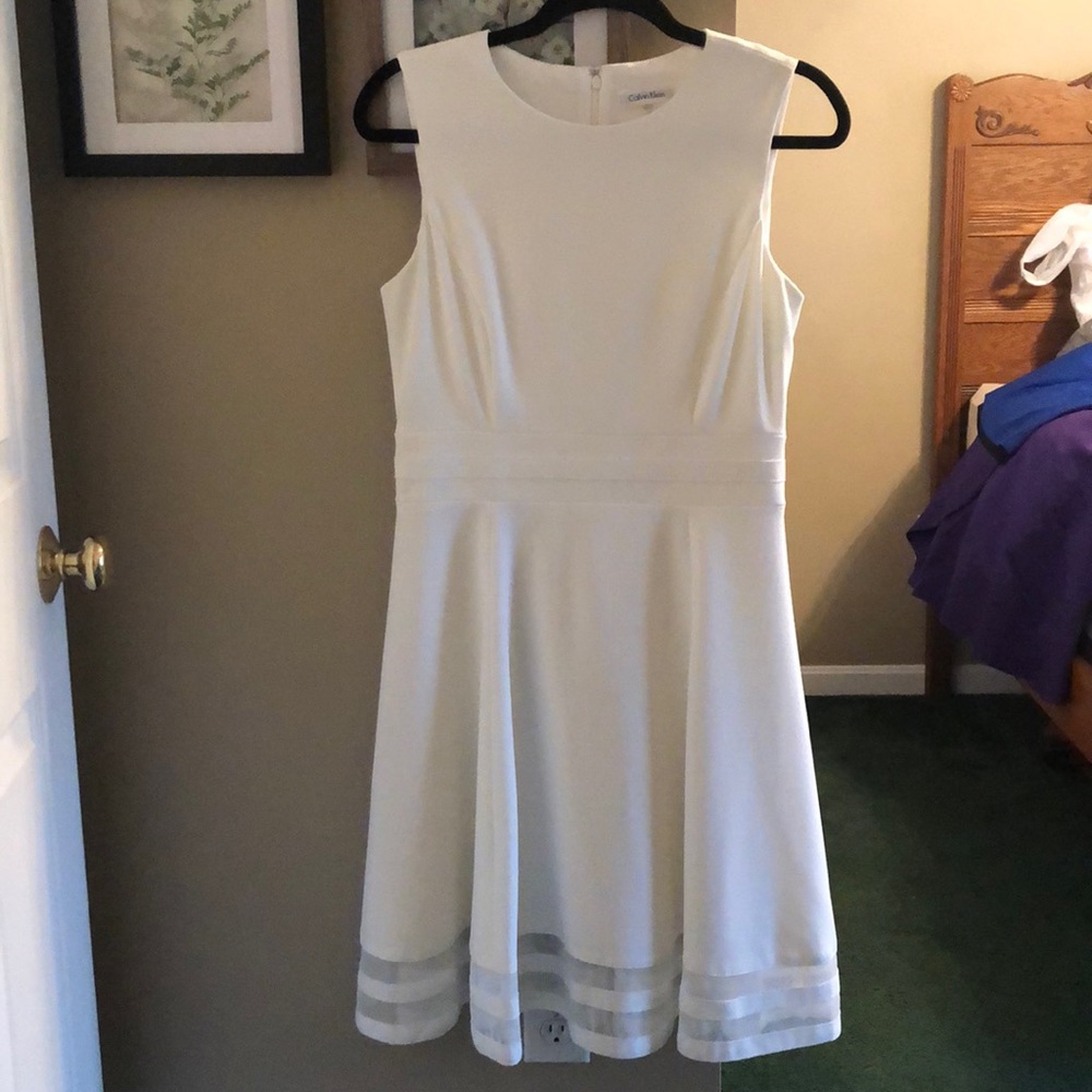 Calvin Klein Ivory Dress